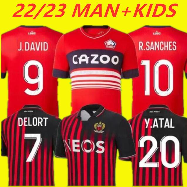 22 23 LOSC Lille OGC Nice FC DELORT soccer jerseys MELOU GOUIRI 2022 2023 DAVID football shirts DOLBERG KAMARA ATAL maillot de foot ANDRE, 22-23 lile home+patch
22 23 LOSC Lille OGC Nice FC DELORT soccer jerseys MELOU GOUIRI 2022 2023 DAVID football shirts DOLBERG KAMARA ATAL maillot de foot ANDRE, 22-23 lile home+patch