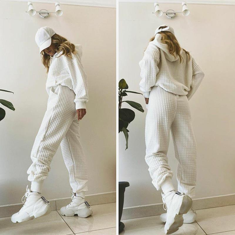 Women' Two Piece Pants Fitness Women 2 Set Solid Hoodies Sporty Jogging Biker Sweat Matching Suit Active Wear Outfits TracksuitWomen, White
Women' Two Piece Pants Fitness Women 2 Set Solid Hoodies Sporty Jogging Biker Sweat Matching Suit Active Wear Outfits TracksuitWomen, White