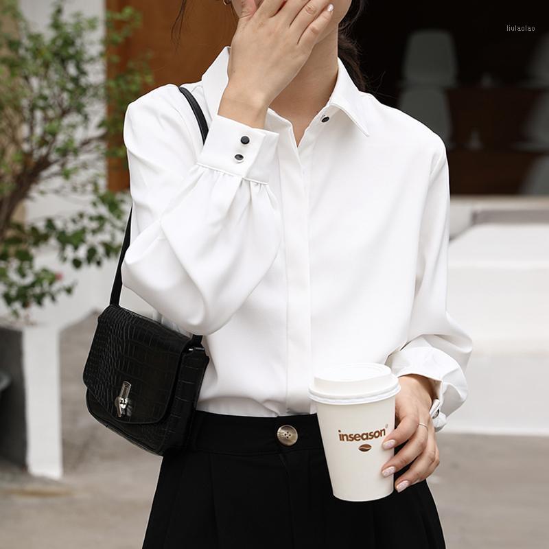 Women's Blouses & Shirts Alien Kitty 2022 Women Shirt Solid Female Blouse Streetwear Loose Coat Fashion Fresh Elegant Office Lady Casual Gir, White
Women's Blouses & Shirts Alien Kitty 2022 Women Shirt Solid Female Blouse Streetwear Loose Coat Fashion Fresh Elegant Office Lady Casual Gir, White