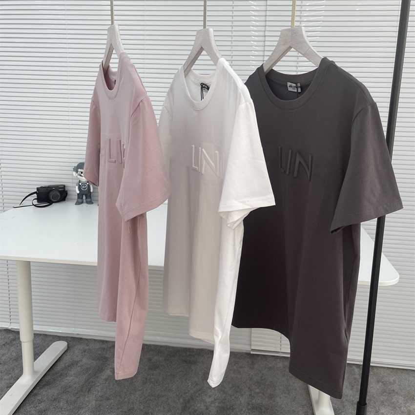 Spring summer Designers classic T shirt printed short sleeves embroidery new short sleeved Men women' white letters loose high quality, Brown
Spring summer Designers classic T shirt printed short sleeves embroidery new short sleeved Men women' white letters loose high quality, Brown