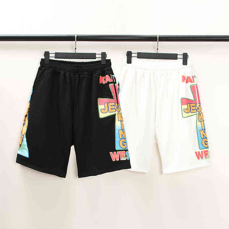 Jesus Shorts King Color Cross Print Peripheral Tour Street Hip Hop Terry Cotton ShortsT220721
Jesus Shorts King Color Cross Print Peripheral Tour Street Hip Hop Terry Cotton ShortsT220721