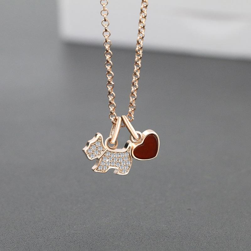 Pendant Necklaces Niche Design Female S925 Sterling Silver Necklace Dog Agate All-match INS Light Luxury High-end JewelryPendant
Pendant Necklaces Niche Design Female S925 Sterling Silver Necklace Dog Agate All-match INS Light Luxury High-end JewelryPendant