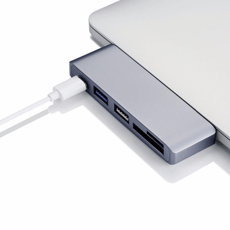 Hubs Usb C Hub With Power Adapter 3.0 Ports And SD Micro Card Slots Type For MacbookproUSB
Hubs Usb C Hub With Power Adapter 3.0 Ports And SD Micro Card Slots Type For MacbookproUSB