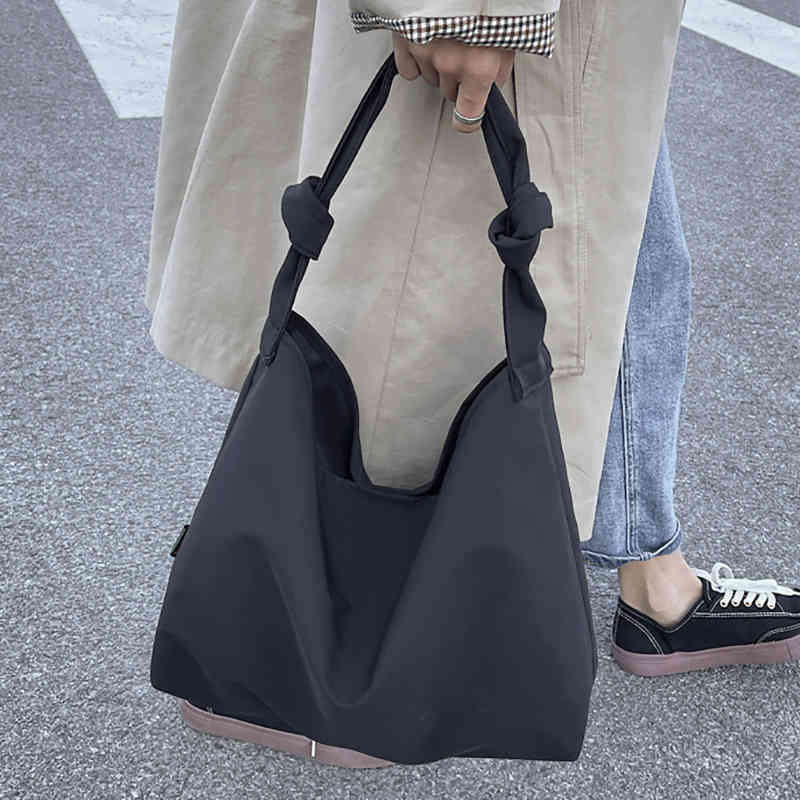 Tote Shopper Bags For Women Nylon Travel Simple Design Handbags Fashion Solid Soft Crossbody Female Casual Women's Shoulder Bag, Black
Tote Shopper Bags For Women Nylon Travel Simple Design Handbags Fashion Solid Soft Crossbody Female Casual Women's Shoulder Bag, Black