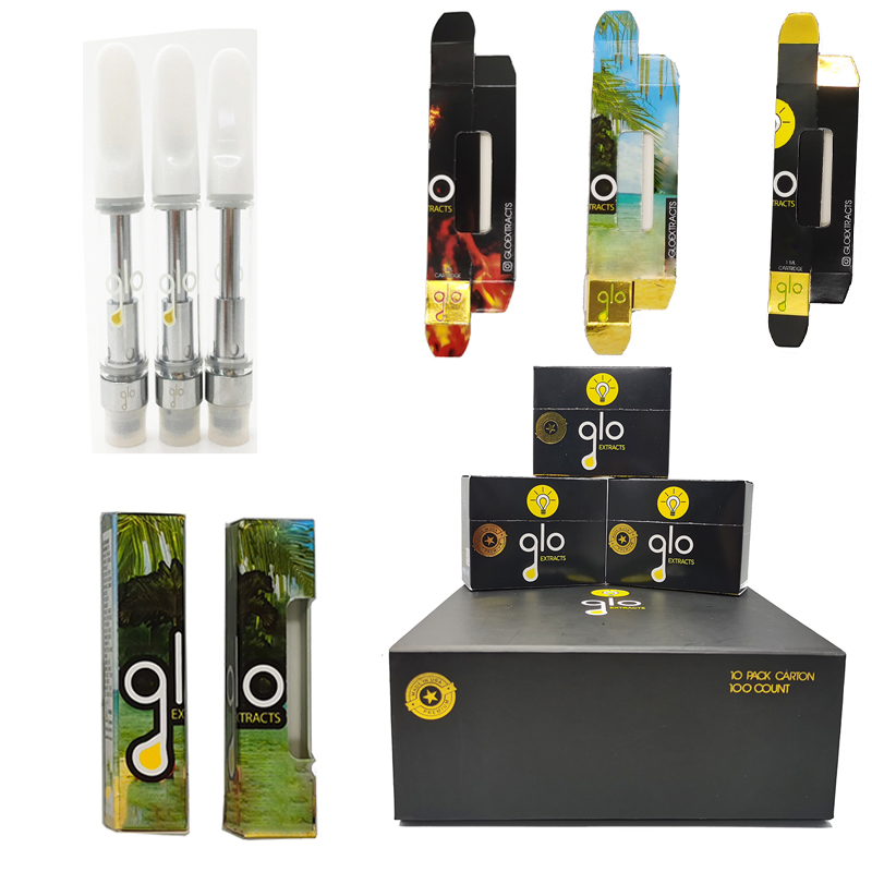 GLO Extracts Vape Cartridge Thick Oil Atomizer E Cigarette 0.8ml 1ml Carts Empty Pen Vaporizer 510 Thread Cart Ceramic Coil Cartridges Packaging 4 Different Editions
GLO Extracts Vape Cartridge Thick Oil Atomizer E Cigarette 0.8ml 1ml Carts Empty Pen Vaporizer 510 Thread Cart Ceramic Coil Cartridges Packaging 4 Different Editions