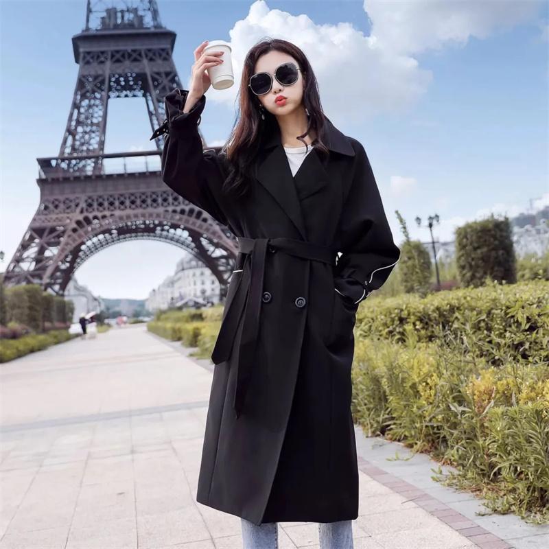 Women' Trench Coats Women' Long Windbreaker 2022 Spring Autumn Double-breasted Lined Coat Female Blazer Collar Belt Slim Overcoat Blac, Black 1
Women' Trench Coats Women' Long Windbreaker 2022 Spring Autumn Double-breasted Lined Coat Female Blazer Collar Belt Slim Overcoat Blac, Black 1