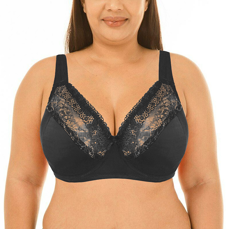 Women Padded Lace Bras Underwire Full Coverage Sheer Supportive Bra Top Plus Size 40 42 44 -48 50 52 DD DDD E F G Cup 220511, White
Women Padded Lace Bras Underwire Full Coverage Sheer Supportive Bra Top Plus Size 40 42 44 -48 50 52 DD DDD E F G Cup 220511, White