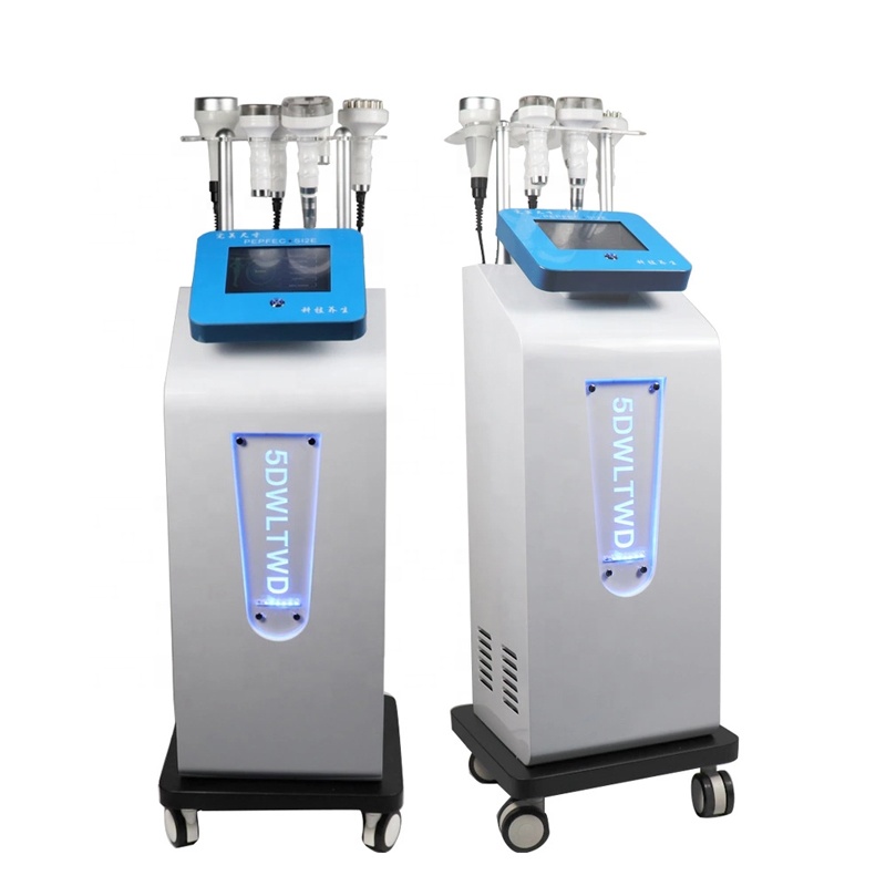 6 in 1 Beauty slimming vacuum radio frequency 80K ultrasonic cavitation machine whole body massage skin muscle stimulator fat loss slim Equipment
