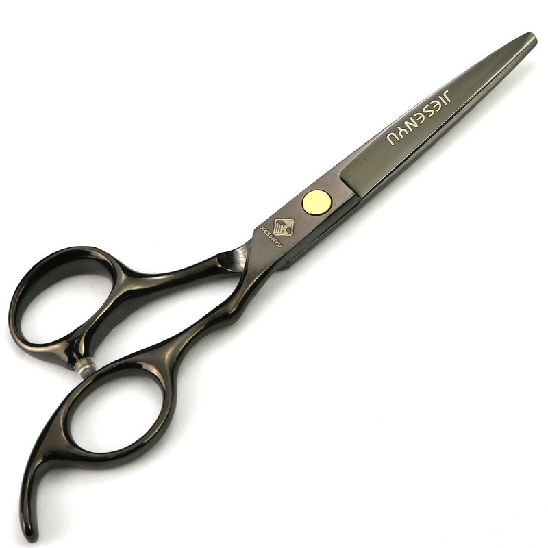 Japanese scissors 6 inch gold blind hole screw comb set hairdressing professional 220317