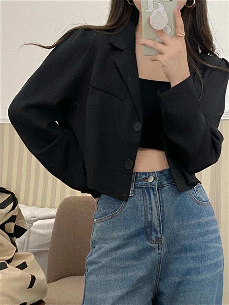 Women's Suits & Blazers Elegant Women Thin Summer Casual Tops Minimalist 2022 Gentle OL Chic High Waist Solid Full Sleeve CoatsWomen's, Black
Women's Suits & Blazers Elegant Women Thin Summer Casual Tops Minimalist 2022 Gentle OL Chic High Waist Solid Full Sleeve CoatsWomen's, Black