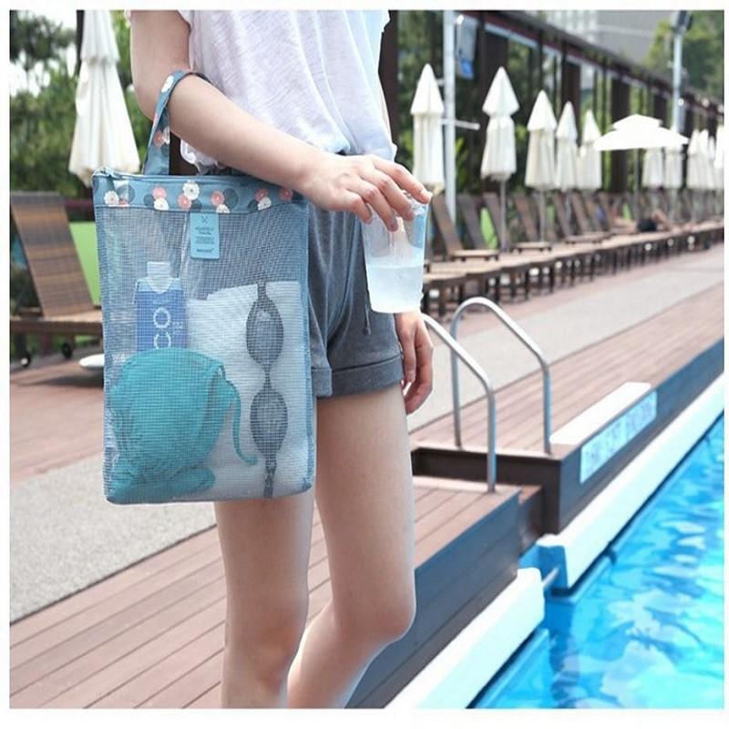 Cosmetic Bags & Cases Summer Swimming Beach Bag Swimsuit Mesh Storage Wash Sports Handbag Small SizeCosmetic, Sky blue
Cosmetic Bags & Cases Summer Swimming Beach Bag Swimsuit Mesh Storage Wash Sports Handbag Small SizeCosmetic, Sky blue
