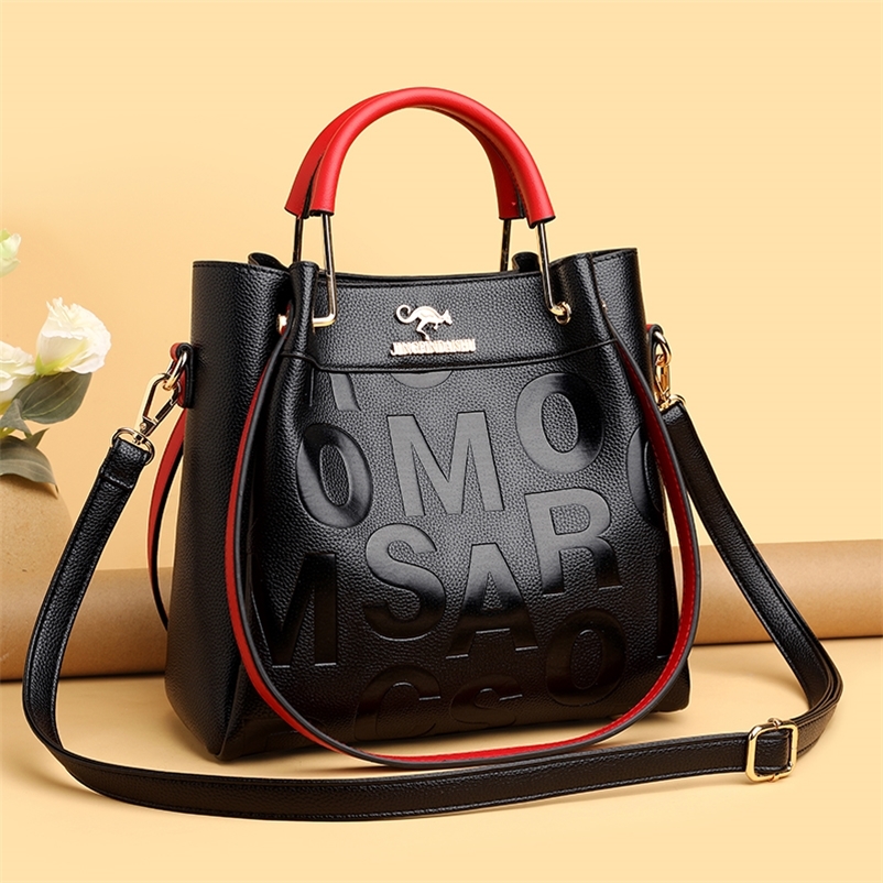 Luxury Handbags Designer Letter Pu Leather Women Shoulder Bags High Capacity Ladies Crossbody Bag Fashion Casual Female Tote Bag 220401, Black
Luxury Handbags Designer Letter Pu Leather Women Shoulder Bags High Capacity Ladies Crossbody Bag Fashion Casual Female Tote Bag 220401, Black