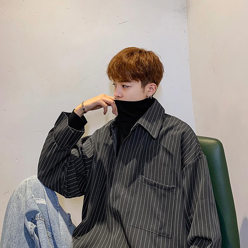 Men' Casual Shirts Harajuku Retro Stitching Fake Two-Piece Shirt Men' Long-Sleeved High-Necked Vintage Pullover T-Shirt Japanese Stree, Black
Men' Casual Shirts Harajuku Retro Stitching Fake Two-Piece Shirt Men' Long-Sleeved High-Necked Vintage Pullover T-Shirt Japanese Stree, Black