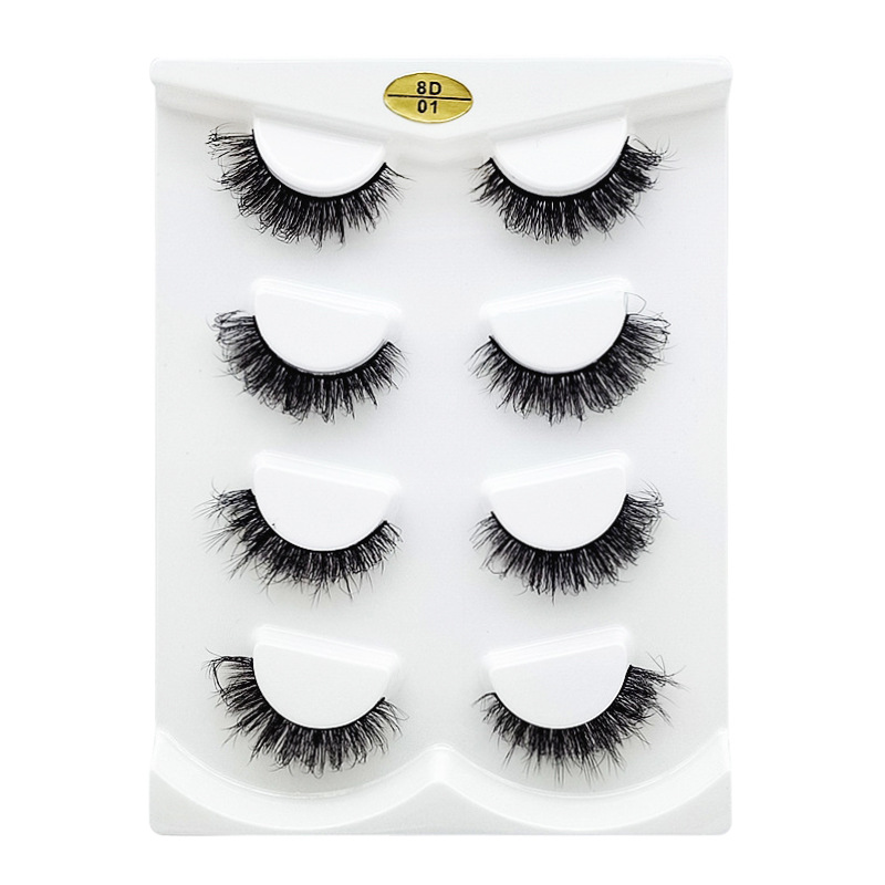 Eyelashes 8D 4 Pairs Natural Long Eye Lashes Short Fluffy Russian Cul Make Up Tools Faux Cils In Bulk
Eyelashes 8D 4 Pairs Natural Long Eye Lashes Short Fluffy Russian Cul Make Up Tools Faux Cils In Bulk