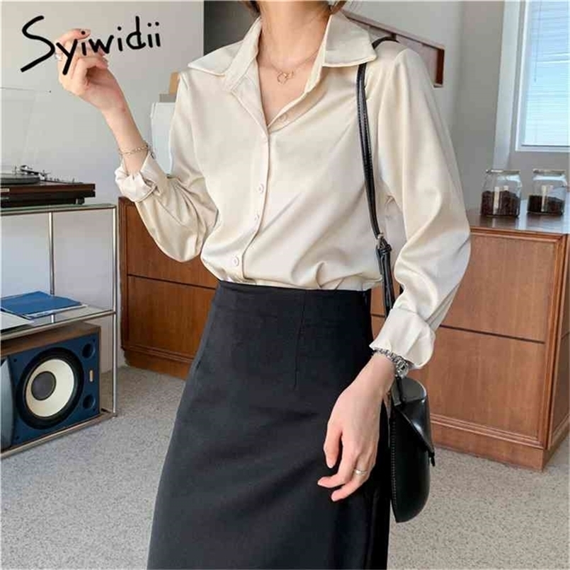 Button Blouses Women Single Breasted Turn-down Collar Long Sleeve solid Clothing Summer Korean Fashion Shirts 210607, Black
Button Blouses Women Single Breasted Turn-down Collar Long Sleeve solid Clothing Summer Korean Fashion Shirts 210607, Black