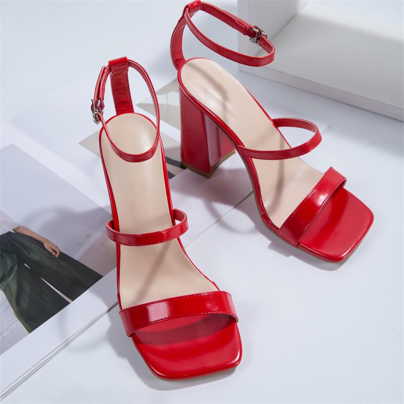Dress Shoes 2022 Red Sandals Women Bride Wedding Lady Open Toe Ankle Strap Strappy Designer Chunky High Heels Party Pumps Summer
Dress Shoes 2022 Red Sandals Women Bride Wedding Lady Open Toe Ankle Strap Strappy Designer Chunky High Heels Party Pumps Summer
