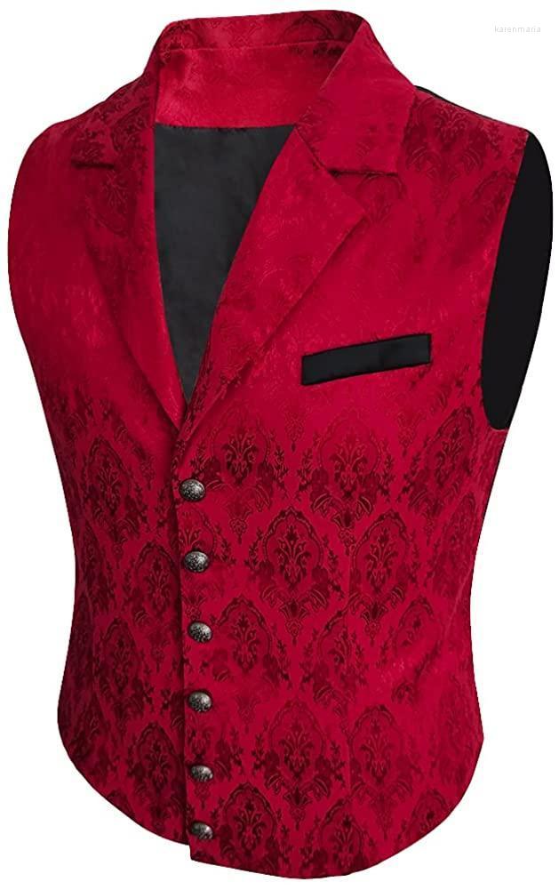 Men' Vests Lipoon Mens Victorian Suit Vest Renaissance Steampunk Gothic Jacquard Waistcoat Kare22, Black
Men' Vests Lipoon Mens Victorian Suit Vest Renaissance Steampunk Gothic Jacquard Waistcoat Kare22, Black