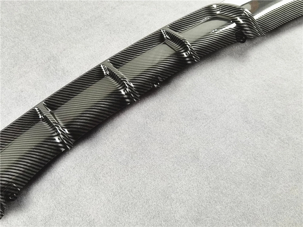 1 PC Body Kits Carbon Pattern F30 MP Style Rear Diffuser Lip Spoiler For BMW 3 Series 2012-20 16 Rear Bumper Car Accessories