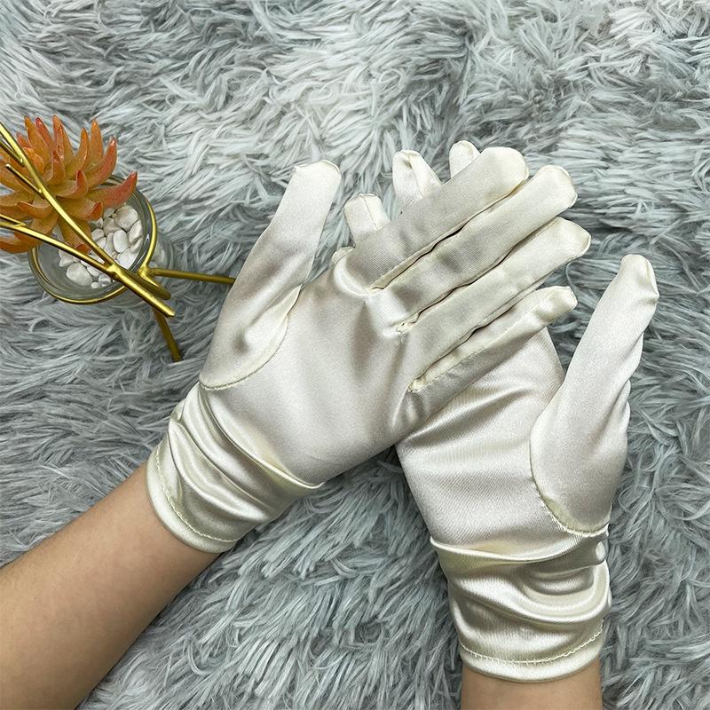 Five Fingers Gloves Women Driving Mittens Elastic Etiquette Sunscreen Satin Cycling Thin Short Lace
Five Fingers Gloves Women Driving Mittens Elastic Etiquette Sunscreen Satin Cycling Thin Short Lace