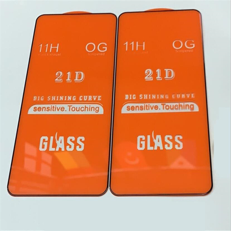 21D Full Coverage Tempered Glass Cell Phone Screen Protector for IPhone 17 Air 16 15 14 Plus 12 Pro Max 13 Mini 11 X Xs Xr 8 7 Plus Without Package