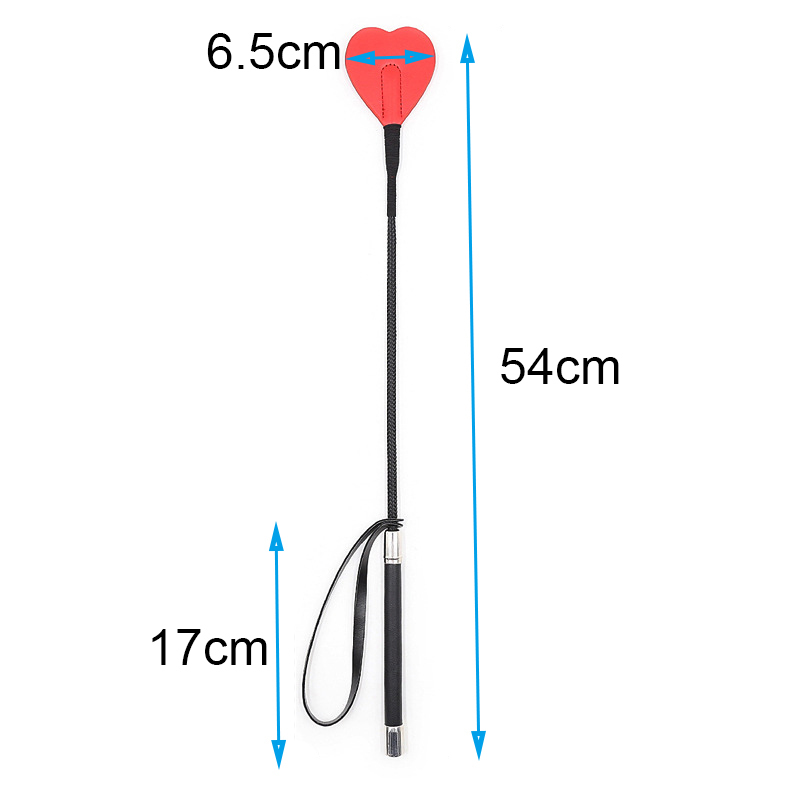 Leather Cosplay Bondage Whip Crop Spanking Horse Riding Flogger Flapper Cane BDSM Sex Toys For Couples 220411