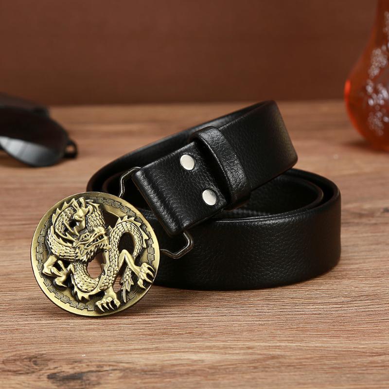 Belts Vintage Men Genuine Leather Top Quality Metal Buckle For Cowboy Wide Casual Jeans Strap ZD2132, Black
Belts Vintage Men Genuine Leather Top Quality Metal Buckle For Cowboy Wide Casual Jeans Strap ZD2132, Black
