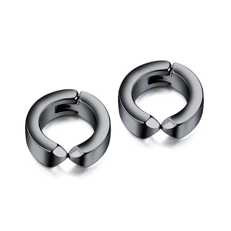 Clip-on & Screw Back Cyue Punk European Fashion 316l Stainless Steel Clip Earrings Trendy Accessories Black/steel For Men Jewelry Cse21010
Clip-on & Screw Back Cyue Punk European Fashion 316l Stainless Steel Clip Earrings Trendy Accessories Black/steel For Men Jewelry Cse21010