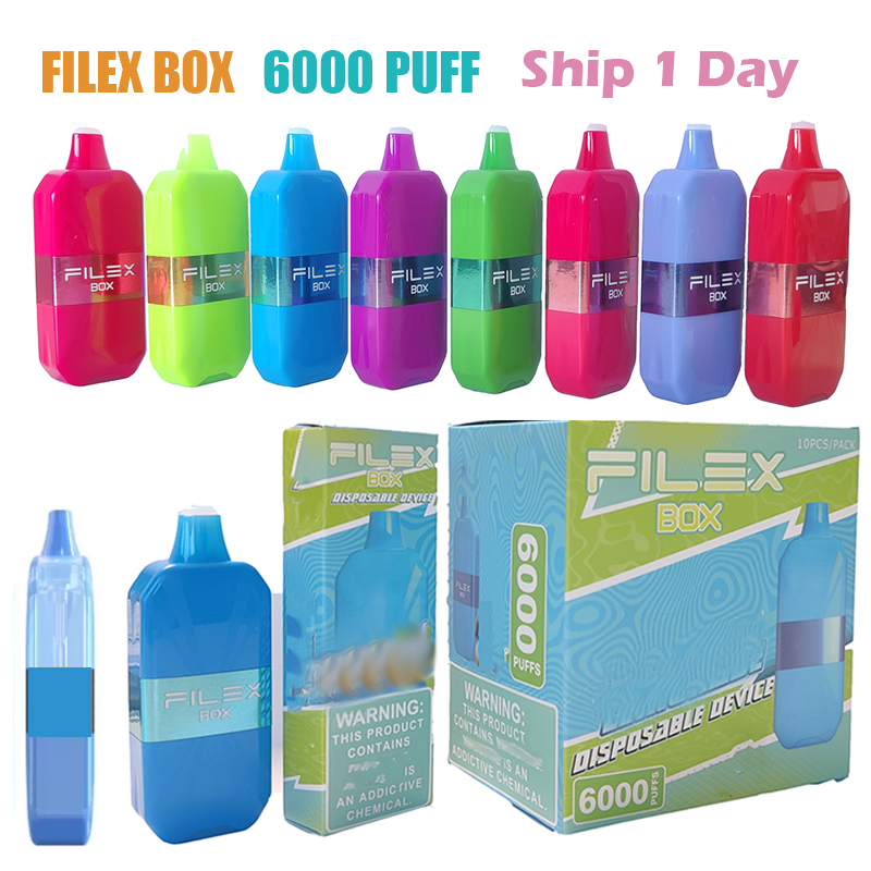 Vaper Desechables Disposable Vape Filex Box 6000 puff sigarette 550mah Battery 15ml Pre-filled E Cigarette cigarrillos desechables
Vaper Desechables Disposable Vape Filex Box 6000 puff sigarette 550mah Battery 15ml Pre-filled E Cigarette cigarrillos desechables