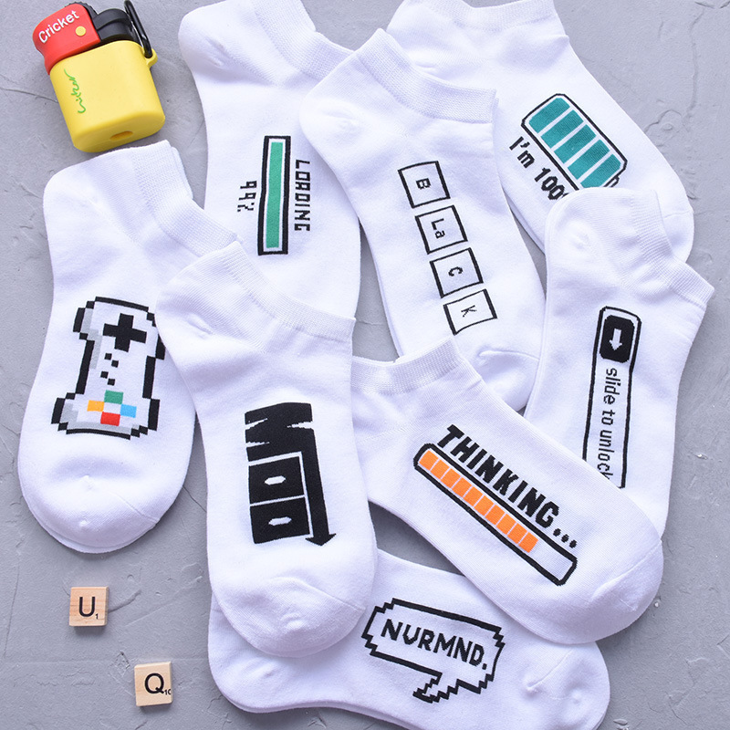 Cotton Socks Set Men 4 Pairs of Socks Funny Printed White Sports Running Women's Socks Hosiery CX220322
Cotton Socks Set Men 4 Pairs of Socks Funny Printed White Sports Running Women's Socks Hosiery CX220322