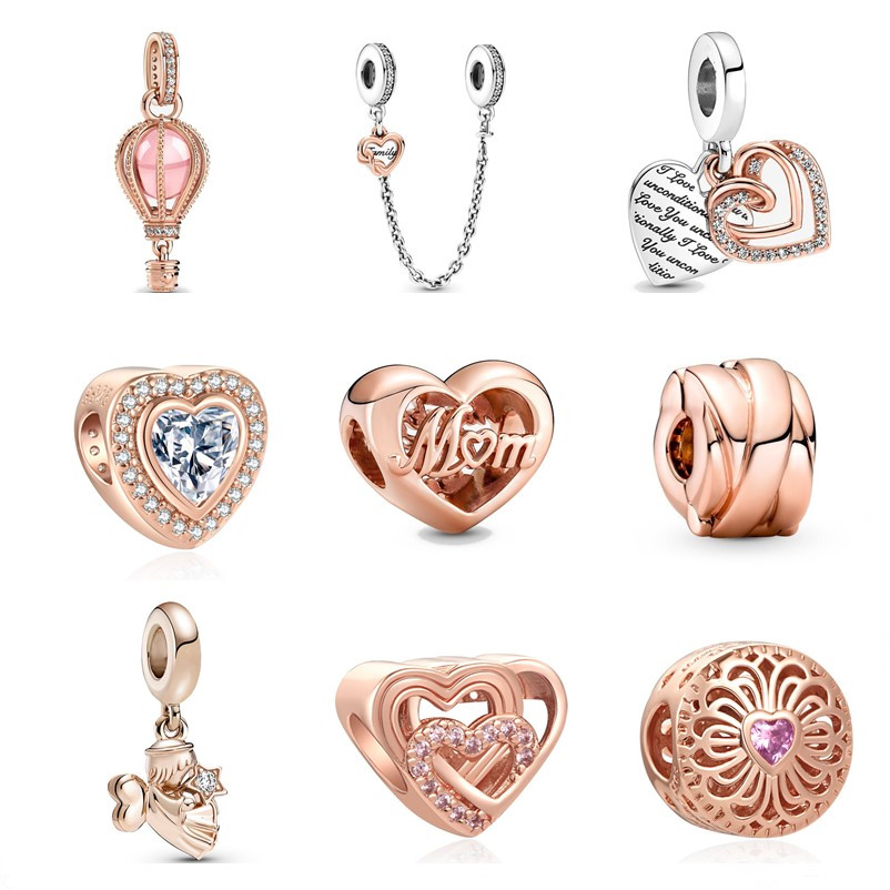 new 925 sterling silver rose gold pendant for pandora original womens bracelet diy exquisite hot air balloon home jewelry
new 925 sterling silver rose gold pendant for pandora original womens bracelet diy exquisite hot air balloon home jewelry