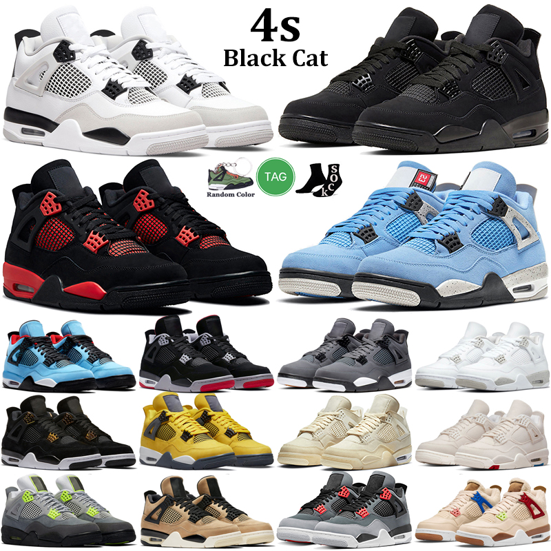 OG 4 4s Basketball Shoes Men Sneakers Military Black Cat Red Thunder University Blue White Oreo Canvas Mens Women Trainers Outdoor Sports Shoe 5.5-13, 10
OG 4 4s Basketball Shoes Men Sneakers Military Black Cat Red Thunder University Blue White Oreo Canvas Mens Women Trainers Outdoor Sports Shoe 5.5-13, 10