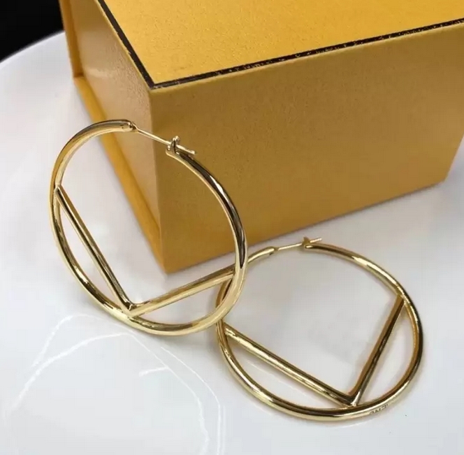 Womens Premium Gold Earring Designer Stud Earring Luxury Brand Letter Design F Earrings Fashion