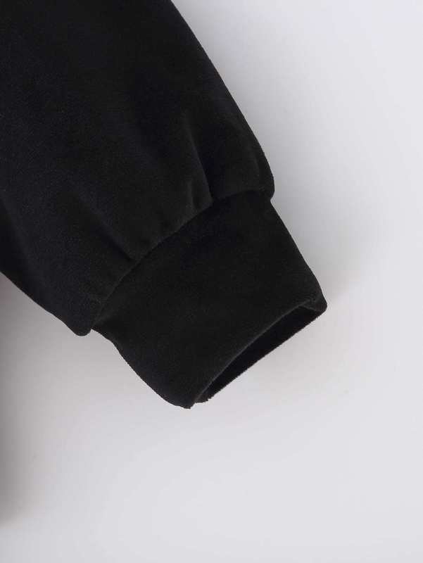 Toddler Boys Two Tone Drop Shoulder Sweatshirt SHE