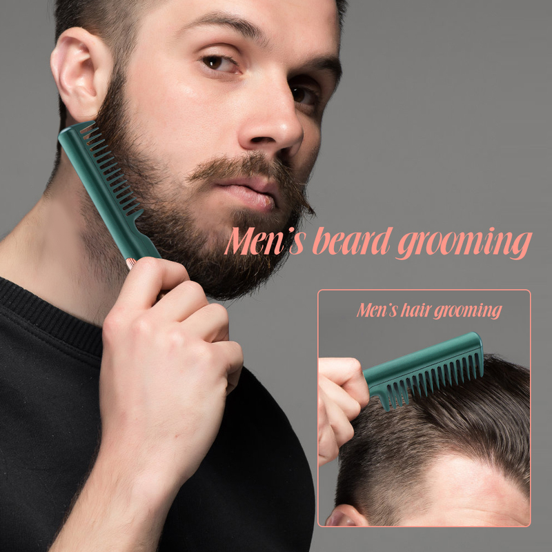 Professional Hair Straightener Tourmaline Ceramic Curler Brush Comb Straighteners Curling Iron Styler Tool 220623