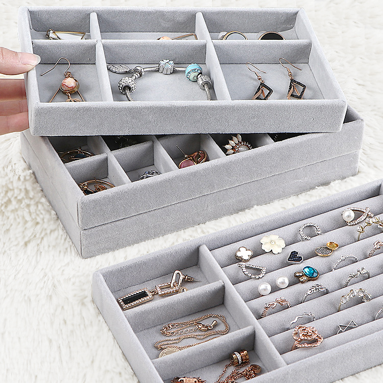 Fashion Drawer Velvet Jewelry Organizer Tray Ring Bracelet Gift Box Jewlery Storage Earring Holder Display Case 220617
Fashion Drawer Velvet Jewelry Organizer Tray Ring Bracelet Gift Box Jewlery Storage Earring Holder Display Case 220617