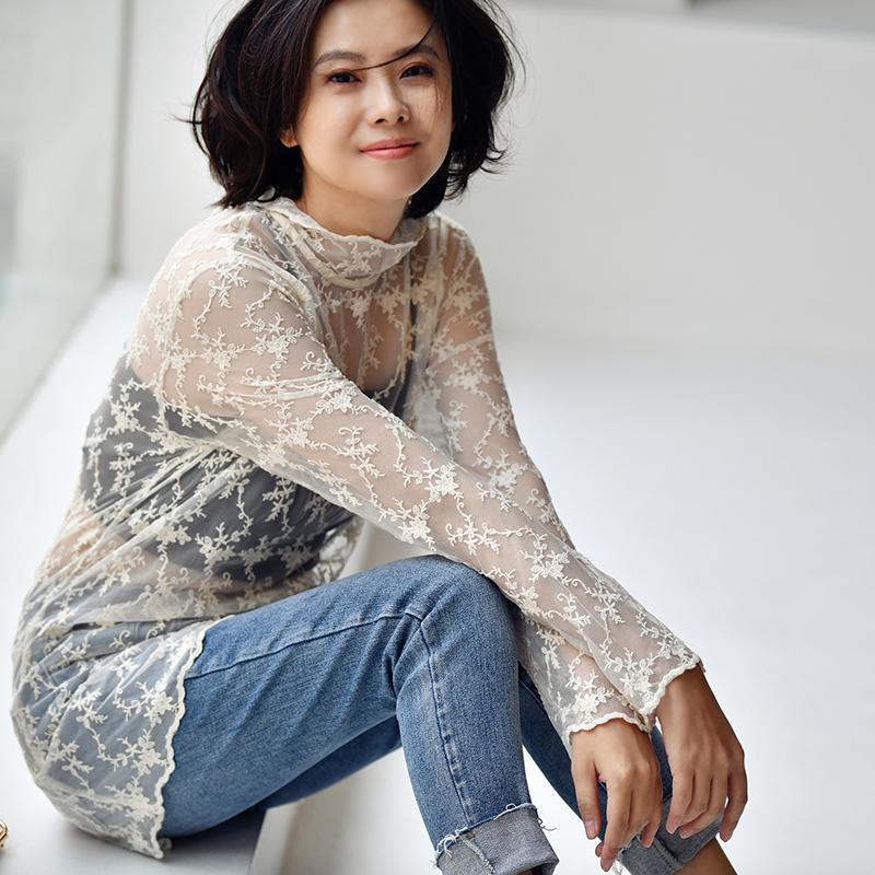 Women's Blouses & Shirts MICOCO C2175 Korean Version Of Foreign Style Show Thin High-necked Lace Embroidery Sexy Bottom Shirt Inside The, Cream
Women's Blouses & Shirts MICOCO C2175 Korean Version Of Foreign Style Show Thin High-necked Lace Embroidery Sexy Bottom Shirt Inside The, Cream