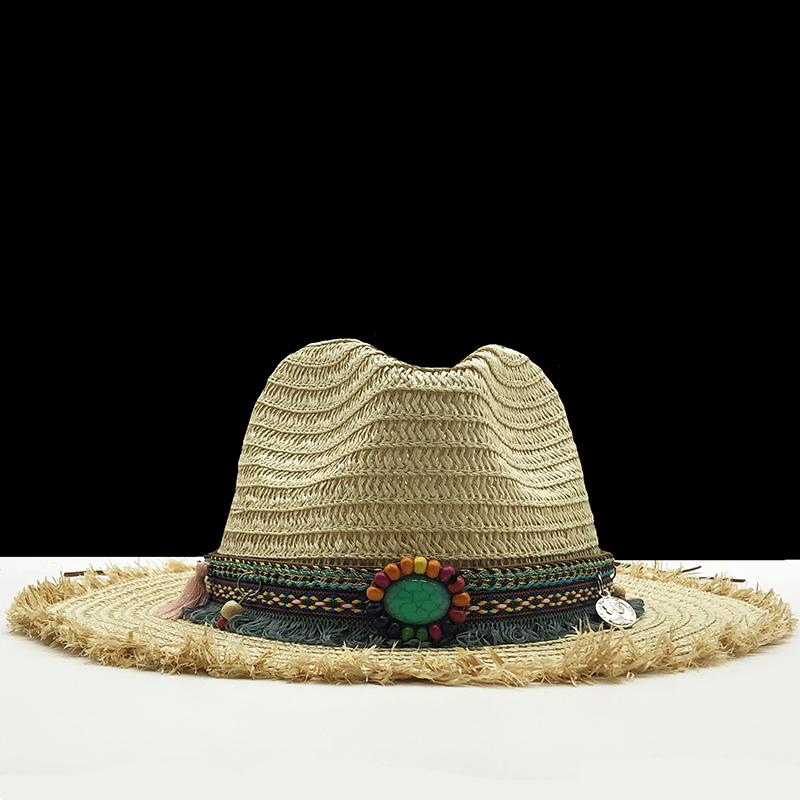 Wide Brim Hats Panama Womens Summer Raffia Sun Hat Male Female Khaki Straw Emerald Decorate 2022 Fashion Men Jazz, Beige2
Wide Brim Hats Panama Womens Summer Raffia Sun Hat Male Female Khaki Straw Emerald Decorate 2022 Fashion Men Jazz, Beige2
