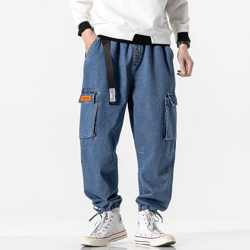 Men's Jeans Washed For Men Oversize Wide Leg Pants High Street Hiphop Multi-pocket Trend Overalls Fashion Denim Trousers Four Seasons, Black
Men's Jeans Washed For Men Oversize Wide Leg Pants High Street Hiphop Multi-pocket Trend Overalls Fashion Denim Trousers Four Seasons, Black