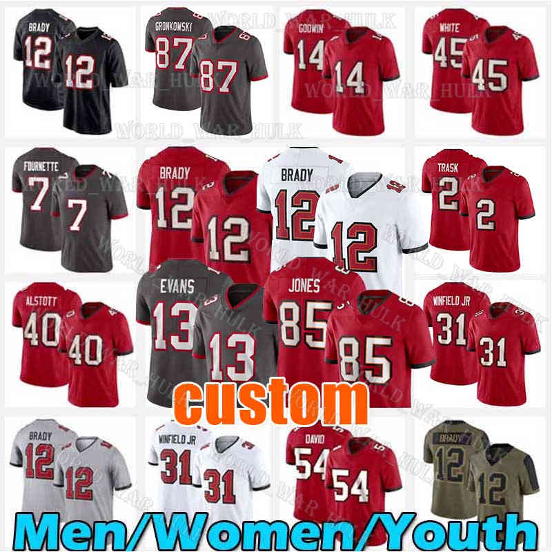 12 Tom Brady Jersey Julio Jones Football Leonard Fournette Kyle Rudolph Tampas Bayes Logan Ryan Hall Joe Tryon Shoyinka Buccaneeres Lavonte David Russell Gage Trask, Men custom jersey(haidao)+patch
12 Tom Brady Jersey Julio Jones Football Leonard Fournette Kyle Rudolph Tampas Bayes Logan Ryan Hall Joe Tryon Shoyinka Buccaneeres Lavonte David Russell Gage Trask, Men custom jersey(haidao)+patch