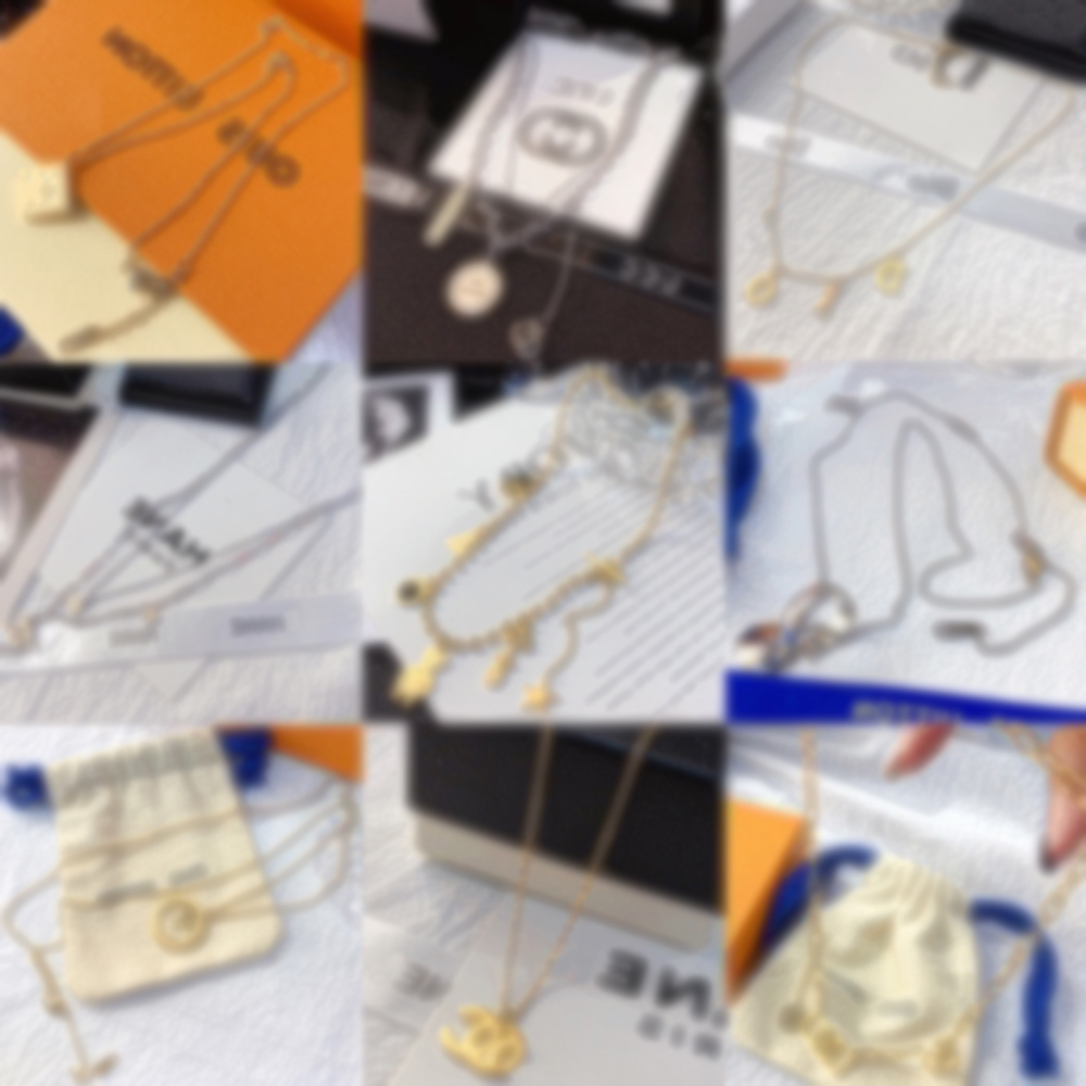 Women Necklace Choker Chain 18K Gold Plated 925 Silver Plated Stainless Steel Designer Letter Necklaces Pendant Statement Wedding Jewelry Accessories -6
Women Necklace Choker Chain 18K Gold Plated 925 Silver Plated Stainless Steel Designer Letter Necklaces Pendant Statement Wedding Jewelry Accessories -6