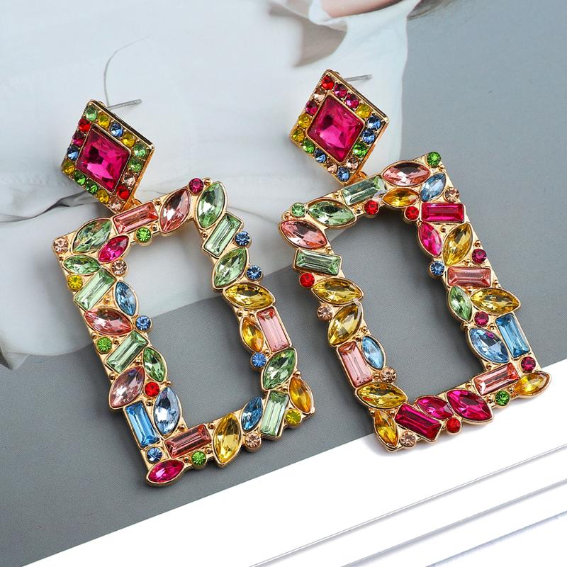 Dangle & Chandelier Fashion Boho Multicolor Square Drop Earrings For Women Unusual Crystal Wedding Party Pendant Statement JewelryDangle
Dangle & Chandelier Fashion Boho Multicolor Square Drop Earrings For Women Unusual Crystal Wedding Party Pendant Statement JewelryDangle
