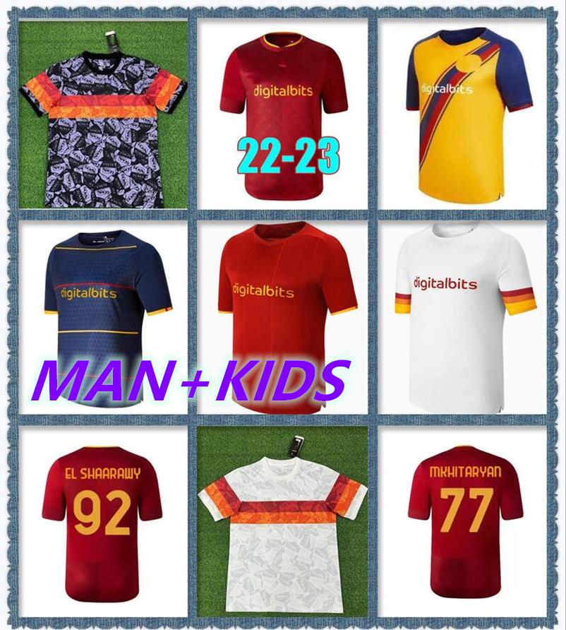 21 22 23 roma HOME Soccer Jerseys Abraham ZANIOLO 2021 2022 2023 rome home red PELLEGRINI SHOMURODOV VERETOUT El Shaarawy MANCINI adult men kids kit footbal
21 22 23 roma HOME Soccer Jerseys Abraham ZANIOLO 2021 2022 2023 rome home red PELLEGRINI SHOMURODOV VERETOUT El Shaarawy MANCINI adult men kids kit footbal