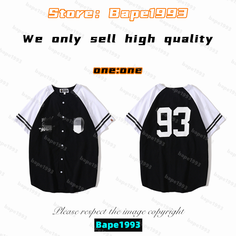 High Quality Apes Mens T-Shirts Japan Shark ape head tshirts Galaxy spots luminous camo printing co-branded same style for men and women New Designer t shirt B1993 T10-9, 1 button
High Quality Apes Mens T-Shirts Japan Shark ape head tshirts Galaxy spots luminous camo printing co-branded same style for men and women New Designer t shirt B1993 T10-9, 1 button