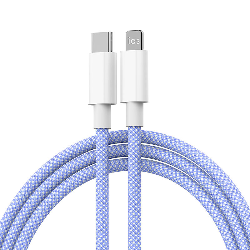 New Nylon Braided 1M Cables PD 20W Fast Charger High Speed Charging Wire Data Cable for iPhone 8/X/11/12/13/14 Pro Max/Mini Macbook iPad AirPods, Mix color or please note
New Nylon Braided 1M Cables PD 20W Fast Charger High Speed Charging Wire Data Cable for iPhone 8/X/11/12/13/14 Pro Max/Mini Macbook iPad AirPods, Mix color or please note