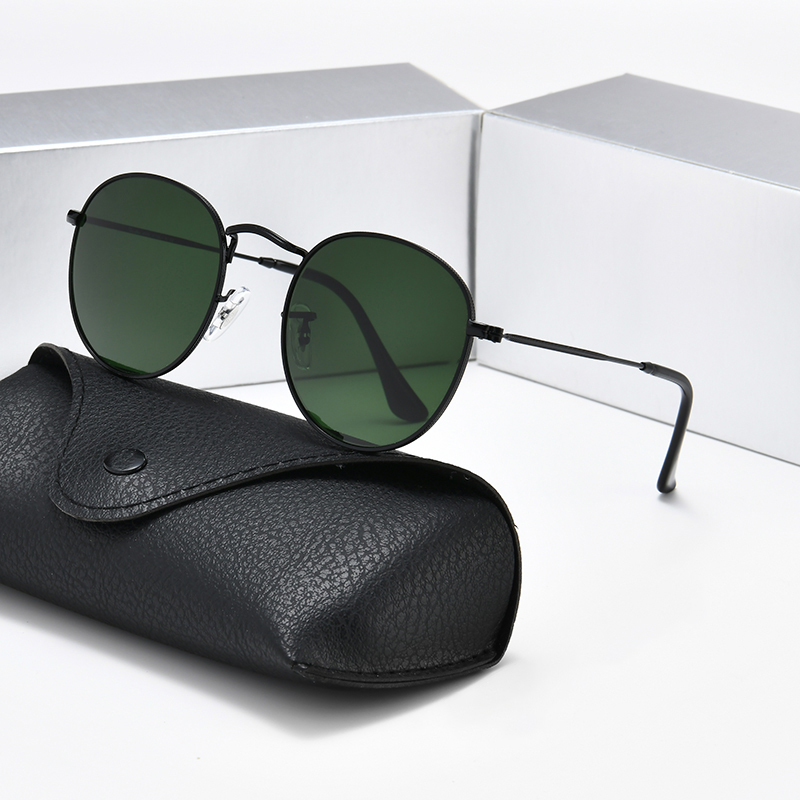 classic round 3447 sunglasses woman high quality driving travel sun glasses Men designer shades gafas de sol glass lens Sonnenbrille with brown black case
classic round 3447 sunglasses woman high quality driving travel sun glasses Men designer shades gafas de sol glass lens Sonnenbrille with brown black case