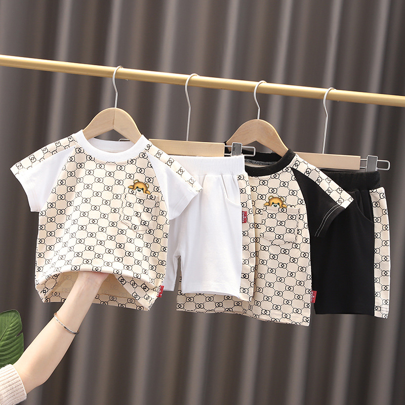Summer Baby Boys Casual Clothes Set Cartoon Short Sleeves T-Shirt Pants 2Pcs/Sets Kids Cotton Clothing Set Children Tracksuit, Black
Summer Baby Boys Casual Clothes Set Cartoon Short Sleeves T-Shirt Pants 2Pcs/Sets Kids Cotton Clothing Set Children Tracksuit, Black
