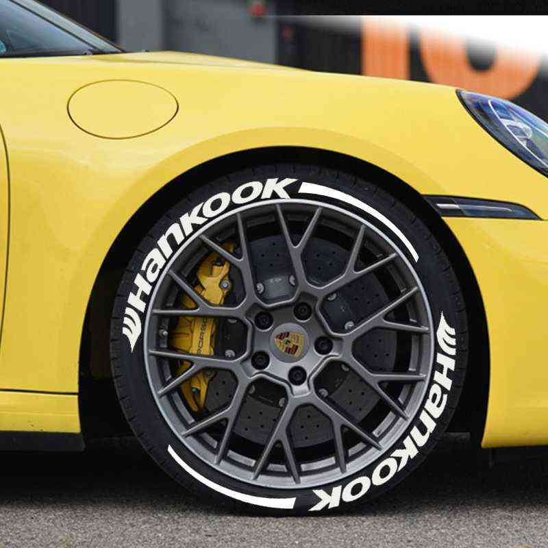Tire letter Sticker Car Stickers Permanent Tire Lettering Decals Auto Motorcycle DIY Label Letters Customizable With Glue Y220609
