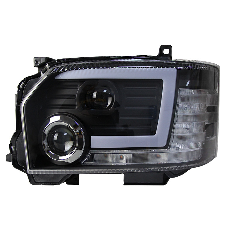 Full LED Headlights Assembly for Toyota Hiace 2005-20 18 LED Moving Turning Light High Beam Head Lighting Upgrade
