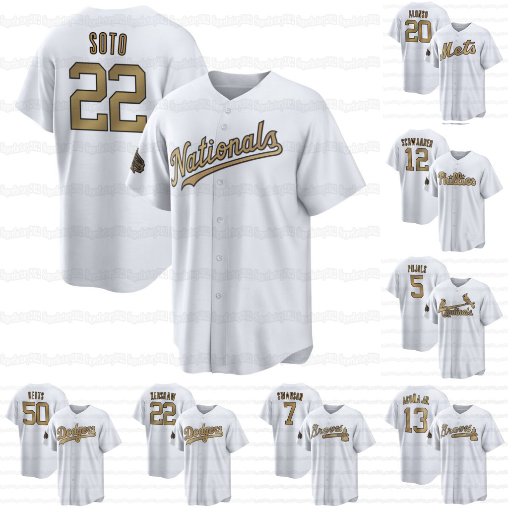 2022 National League All-Star Baseball Jersey Juan Soto Pete Alonso Mookie Betts Ronald Acuna Jr. Max Fried Trea Turner Kyle Schwarber Albert Pujols Paul Goldschmidt, Women s-xxl
2022 National League All-Star Baseball Jersey Juan Soto Pete Alonso Mookie Betts Ronald Acuna Jr. Max Fried Trea Turner Kyle Schwarber Albert Pujols Paul Goldschmidt, Women s-xxl