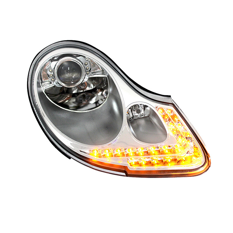 Headlight Assembly for Porsche Boxster 911/996 LED Headlights 1998-2004 DRL Streamer Turn Signal Headlamp